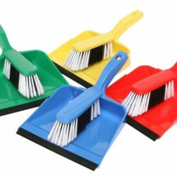 Dust Pan & Brush Set - Various Colours | A.K.A Cleaning Machines