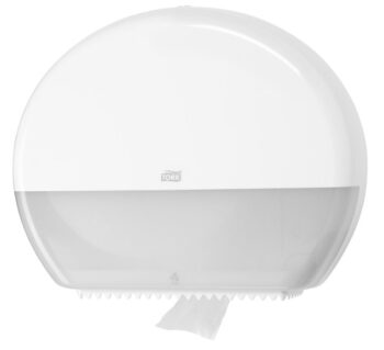 Tork Jumbo Toilet Roll Dispenser - White | A.K.A Cleaning Machines