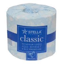Stella 2 Ply Toilet Paper - 400 Sheets | A.K.A Cleaning Machines