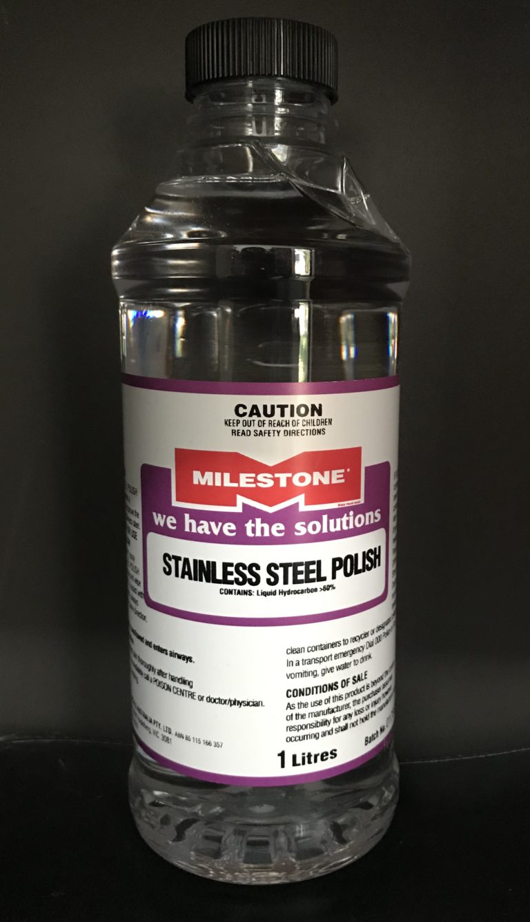 stainless steel polish spray